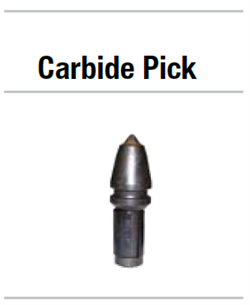 19A080 CARBIDE PICK CUTTER FOR HP-SERIES - фото 142038