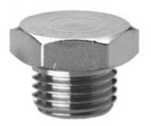 104813 ЗАГЛУШКА 3/8"M