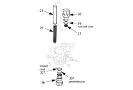 24F975 РЕМОНТНЫЙ КОМПЛЕКТ ФИЛЬТРА,145-290CC